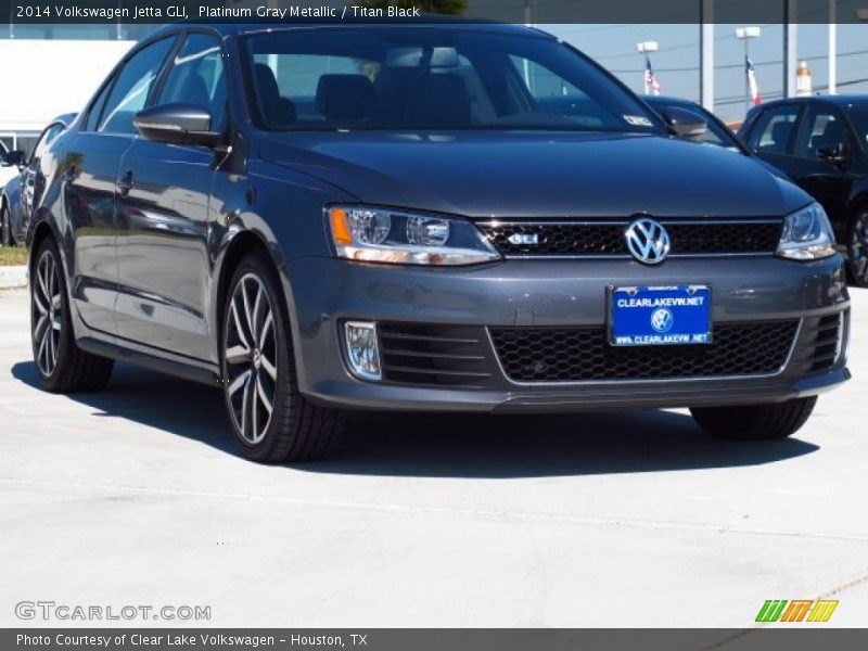 Platinum Gray Metallic / Titan Black 2014 Volkswagen Jetta GLI