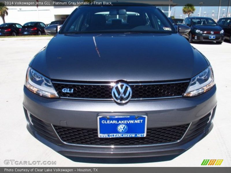 Platinum Gray Metallic / Titan Black 2014 Volkswagen Jetta GLI