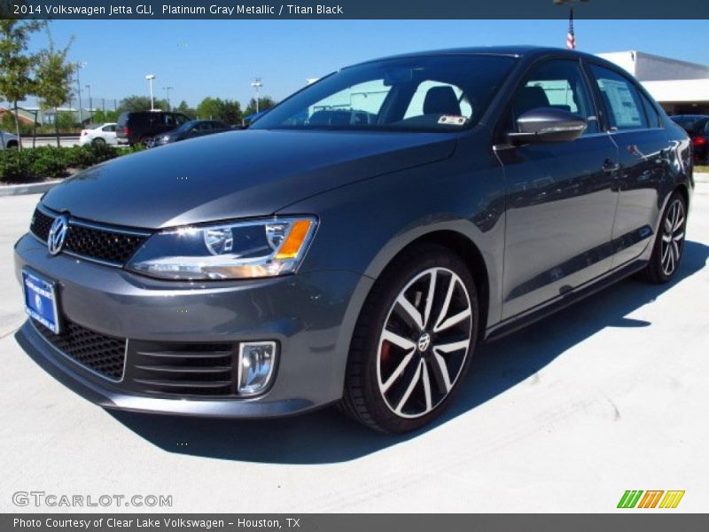 Platinum Gray Metallic / Titan Black 2014 Volkswagen Jetta GLI