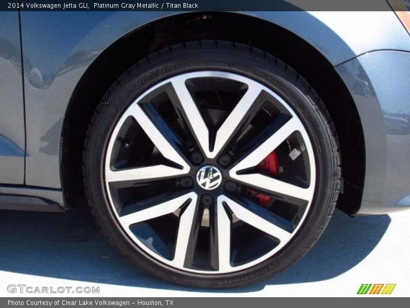 Platinum Gray Metallic / Titan Black 2014 Volkswagen Jetta GLI