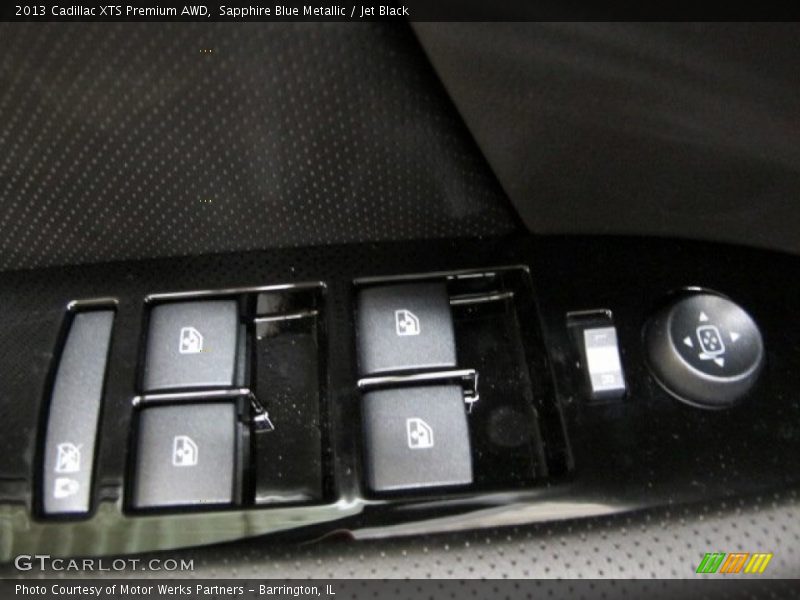 Sapphire Blue Metallic / Jet Black 2013 Cadillac XTS Premium AWD