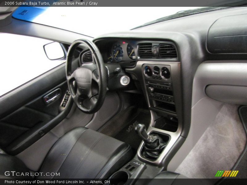 Atlantic Blue Pearl / Gray 2006 Subaru Baja Turbo
