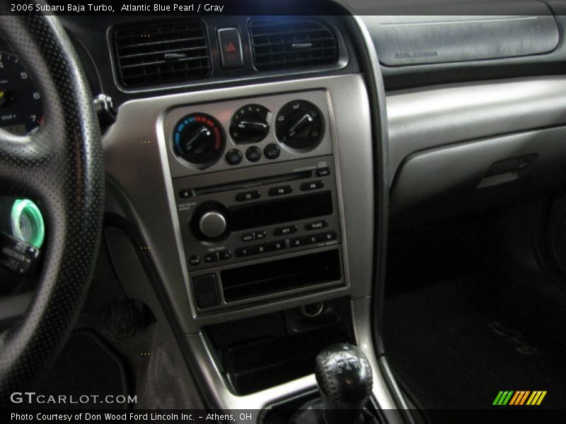 Atlantic Blue Pearl / Gray 2006 Subaru Baja Turbo