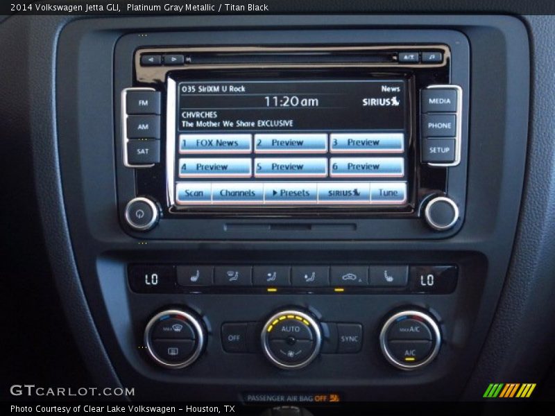 Platinum Gray Metallic / Titan Black 2014 Volkswagen Jetta GLI