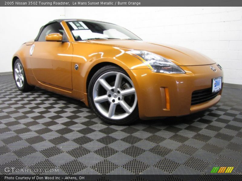 Le Mans Sunset Metallic / Burnt Orange 2005 Nissan 350Z Touring Roadster