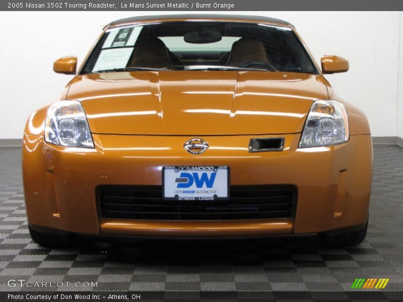 Le Mans Sunset Metallic / Burnt Orange 2005 Nissan 350Z Touring Roadster