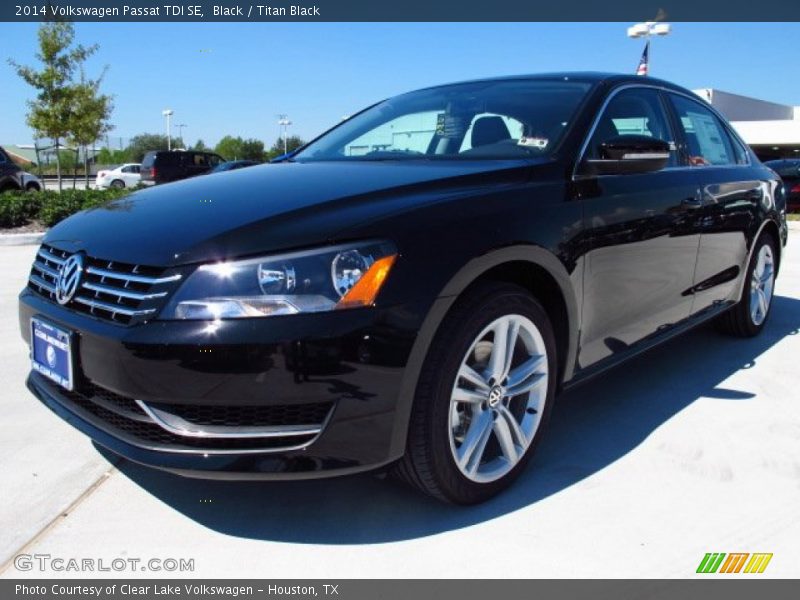 Black / Titan Black 2014 Volkswagen Passat TDI SE