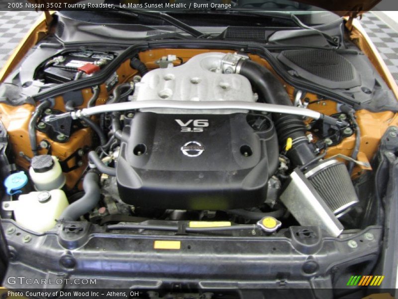 Le Mans Sunset Metallic / Burnt Orange 2005 Nissan 350Z Touring Roadster