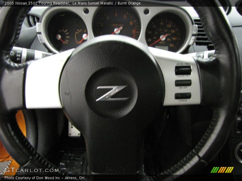 Le Mans Sunset Metallic / Burnt Orange 2005 Nissan 350Z Touring Roadster