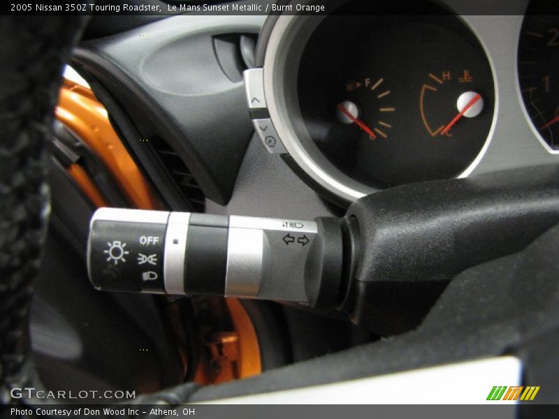 Le Mans Sunset Metallic / Burnt Orange 2005 Nissan 350Z Touring Roadster