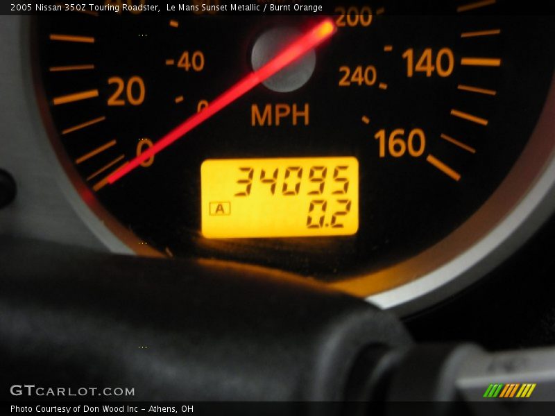 Le Mans Sunset Metallic / Burnt Orange 2005 Nissan 350Z Touring Roadster