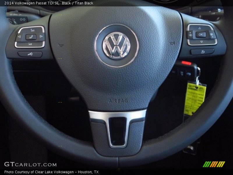 Black / Titan Black 2014 Volkswagen Passat TDI SE
