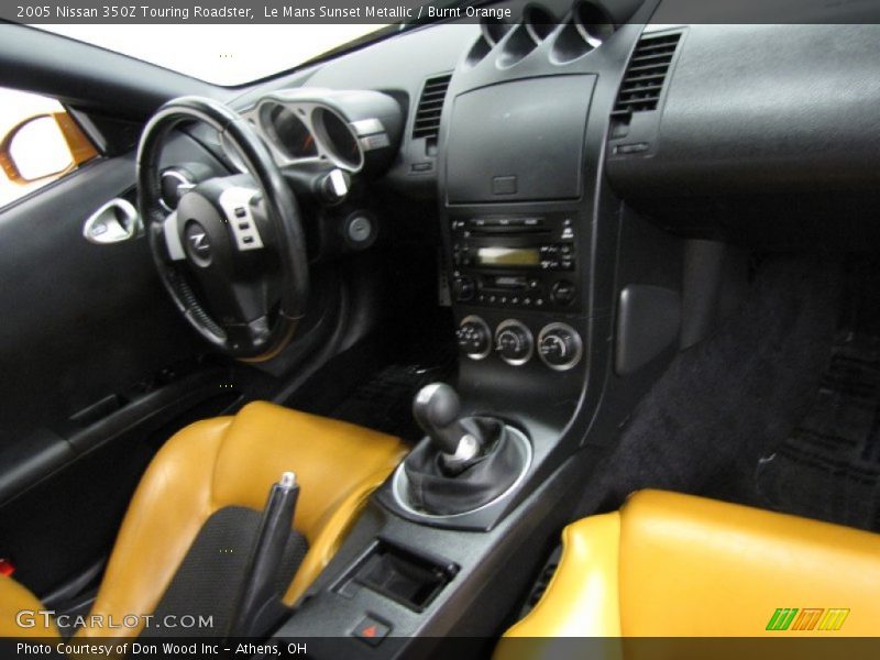 Le Mans Sunset Metallic / Burnt Orange 2005 Nissan 350Z Touring Roadster