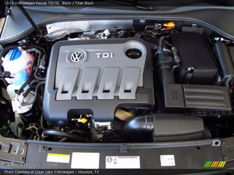 Black / Titan Black 2014 Volkswagen Passat TDI SE