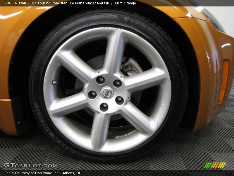 Le Mans Sunset Metallic / Burnt Orange 2005 Nissan 350Z Touring Roadster