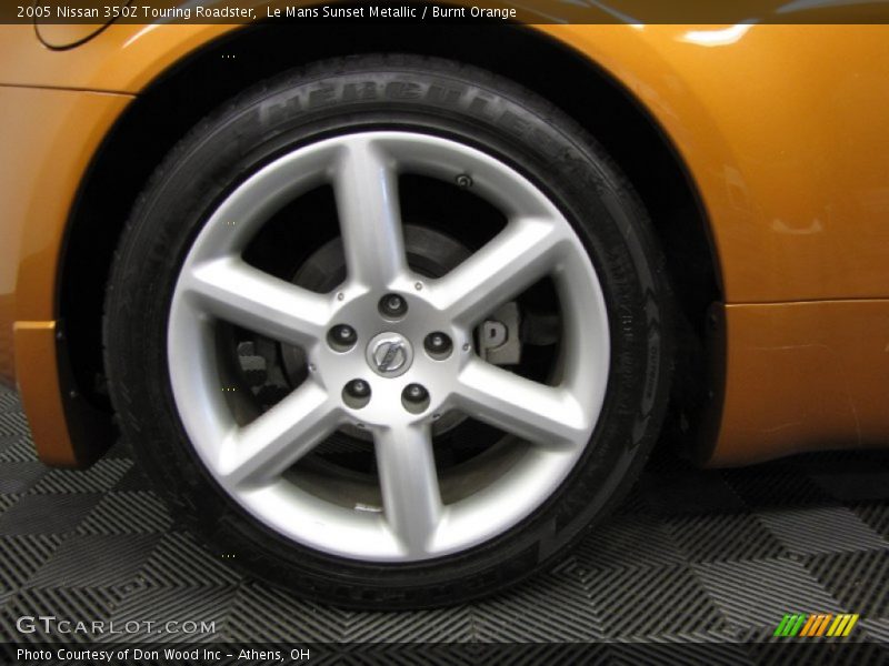 Le Mans Sunset Metallic / Burnt Orange 2005 Nissan 350Z Touring Roadster
