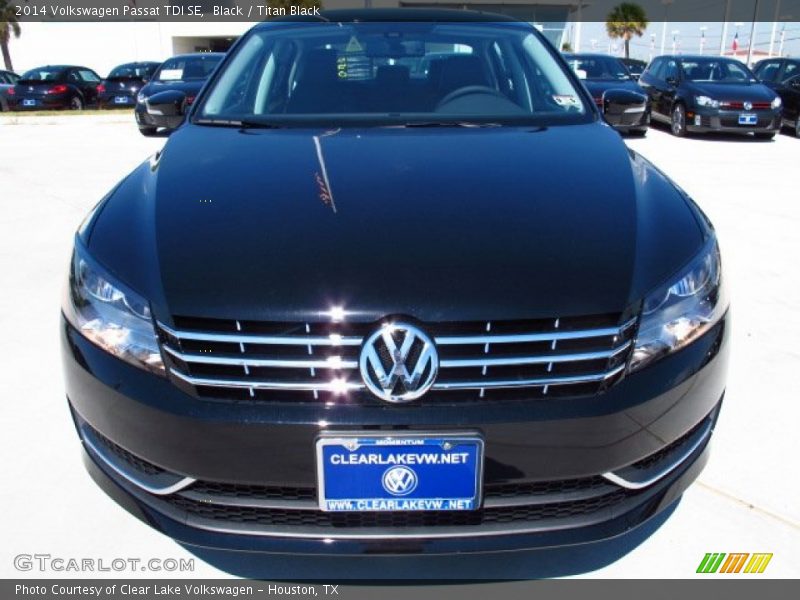 Black / Titan Black 2014 Volkswagen Passat TDI SE