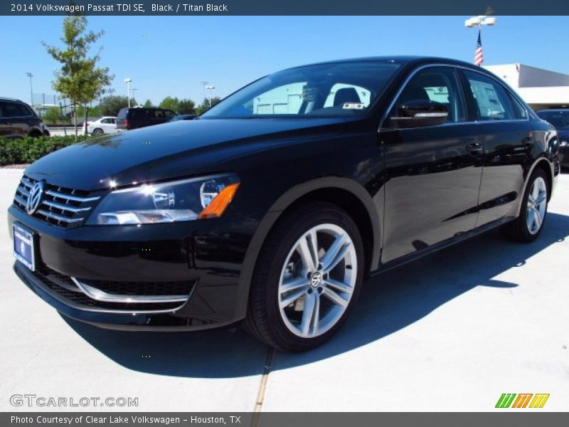 Black / Titan Black 2014 Volkswagen Passat TDI SE