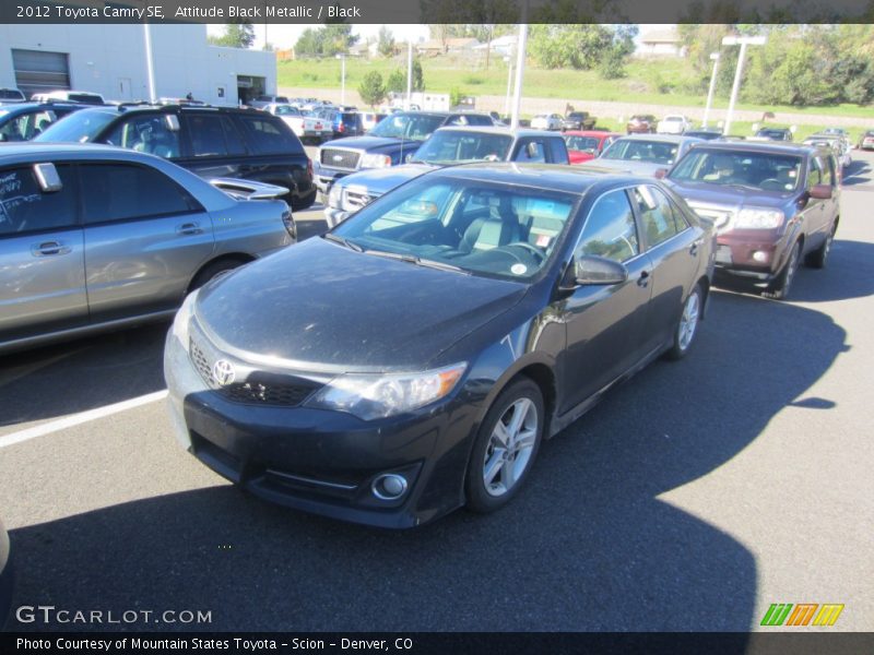 Attitude Black Metallic / Black 2012 Toyota Camry SE