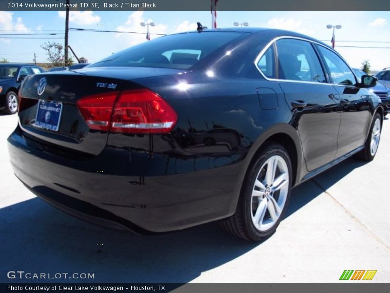 Black / Titan Black 2014 Volkswagen Passat TDI SE
