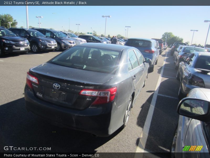 Attitude Black Metallic / Black 2012 Toyota Camry SE