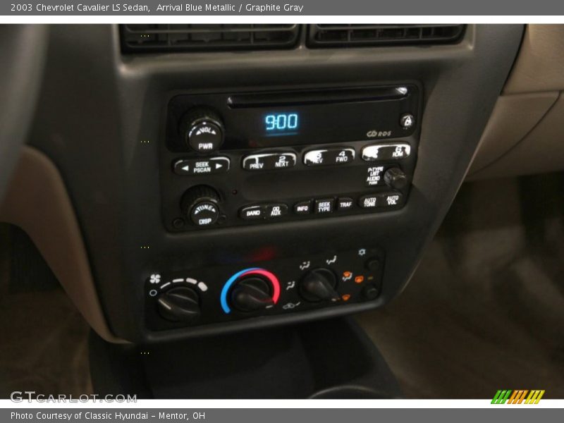 Controls of 2003 Cavalier LS Sedan