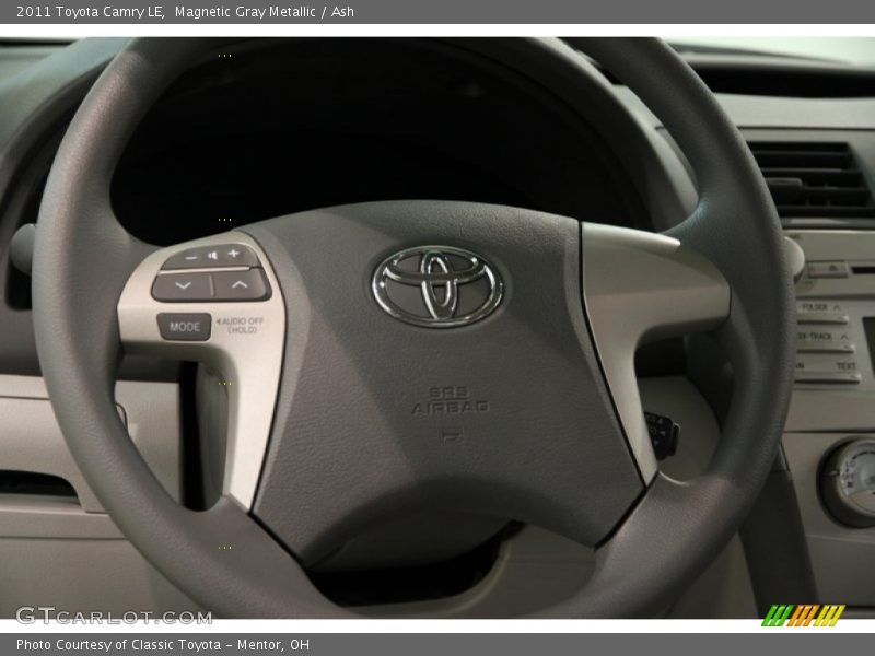Magnetic Gray Metallic / Ash 2011 Toyota Camry LE