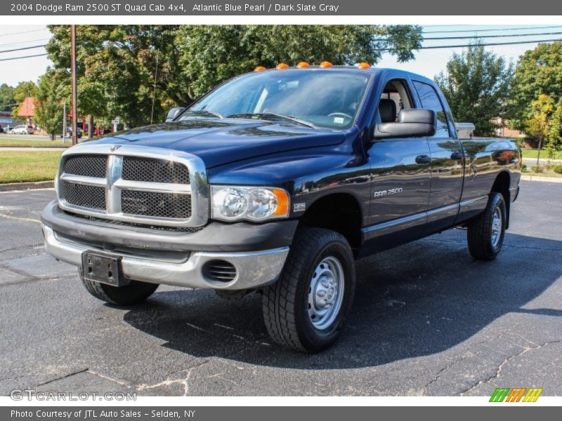 Atlantic Blue Pearl / Dark Slate Gray 2004 Dodge Ram 2500 ST Quad Cab 4x4