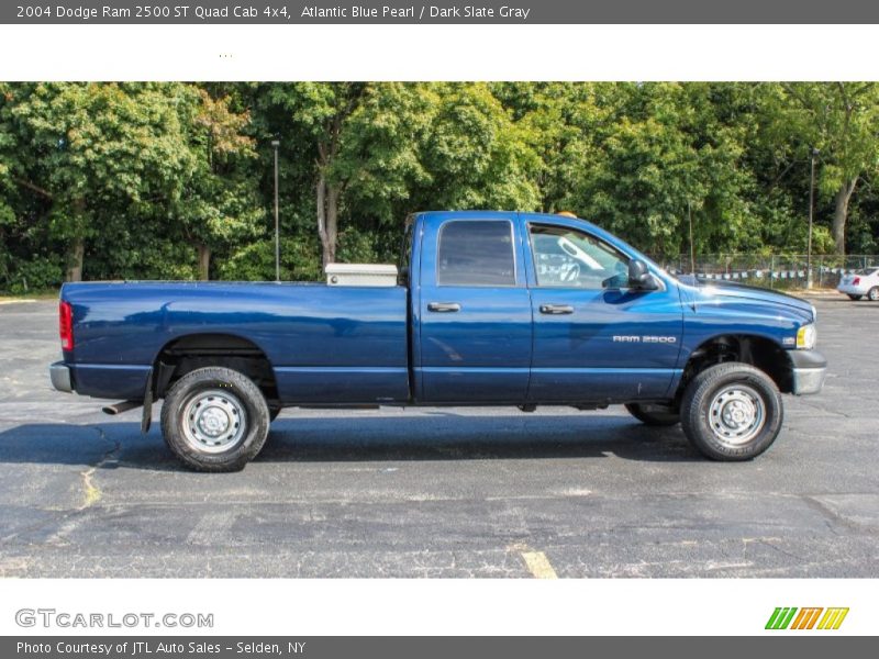 Atlantic Blue Pearl / Dark Slate Gray 2004 Dodge Ram 2500 ST Quad Cab 4x4