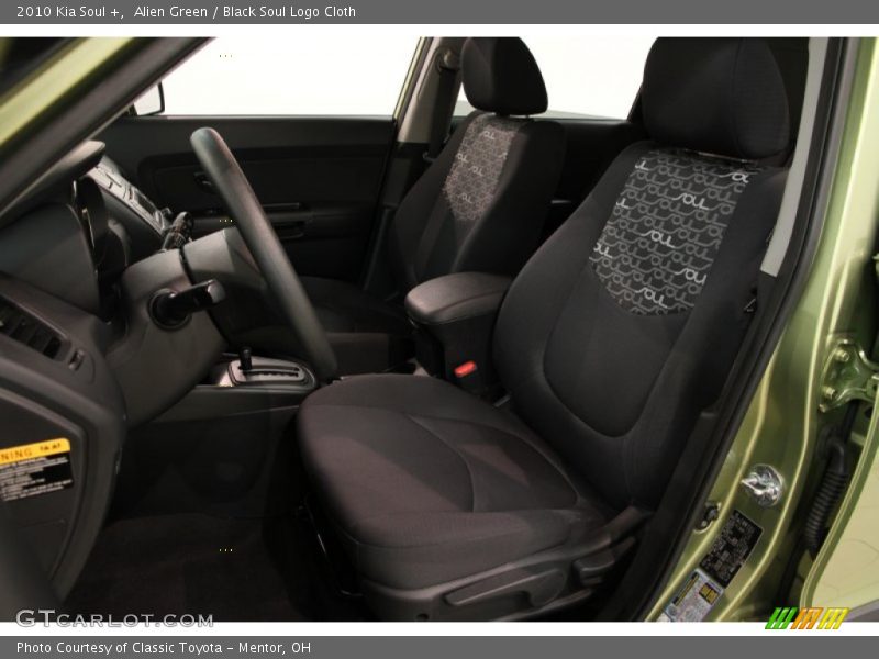 Alien Green / Black Soul Logo Cloth 2010 Kia Soul +