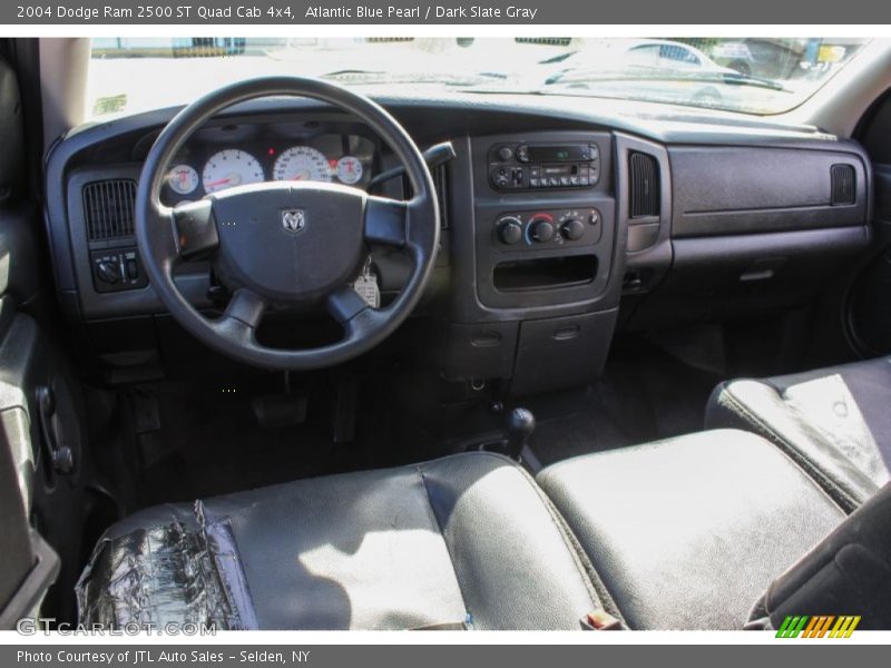 Atlantic Blue Pearl / Dark Slate Gray 2004 Dodge Ram 2500 ST Quad Cab 4x4