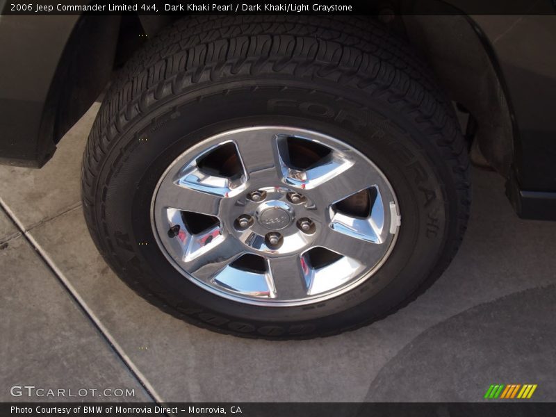 Dark Khaki Pearl / Dark Khaki/Light Graystone 2006 Jeep Commander Limited 4x4