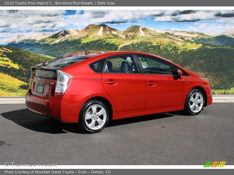 Barcelona Red Metallic / Dark Gray 2010 Toyota Prius Hybrid V