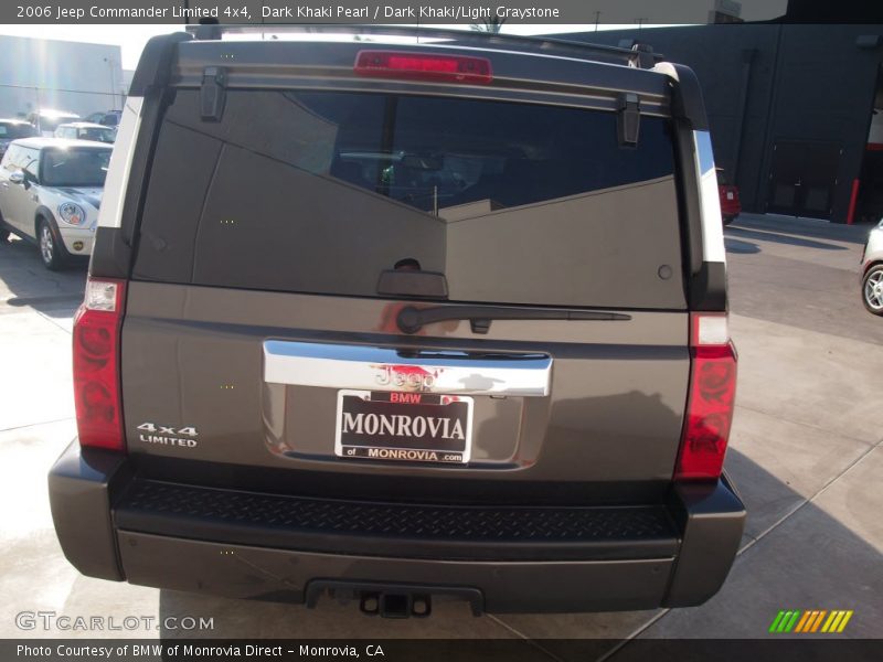 Dark Khaki Pearl / Dark Khaki/Light Graystone 2006 Jeep Commander Limited 4x4