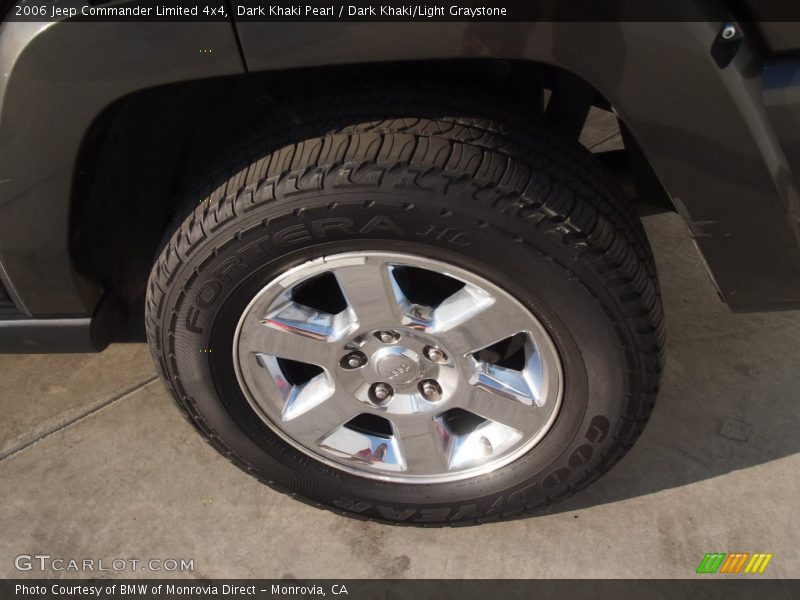Dark Khaki Pearl / Dark Khaki/Light Graystone 2006 Jeep Commander Limited 4x4