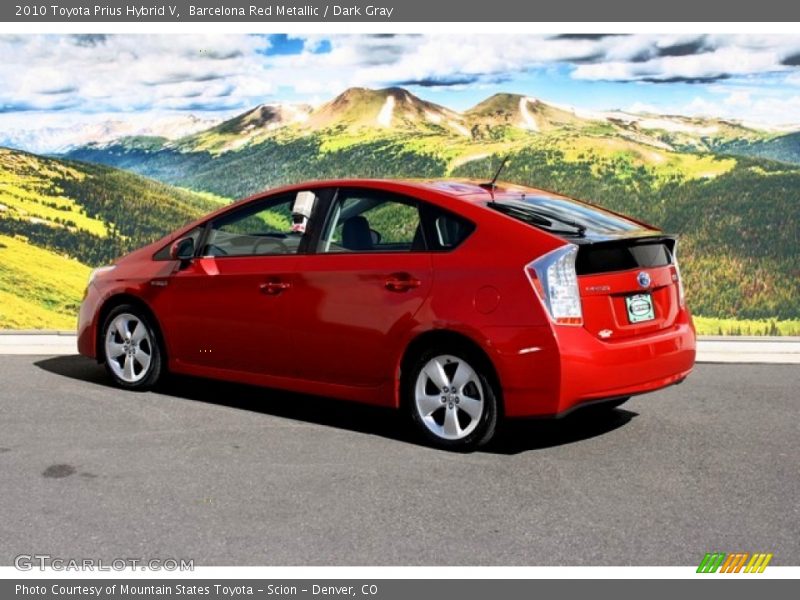 Barcelona Red Metallic / Dark Gray 2010 Toyota Prius Hybrid V