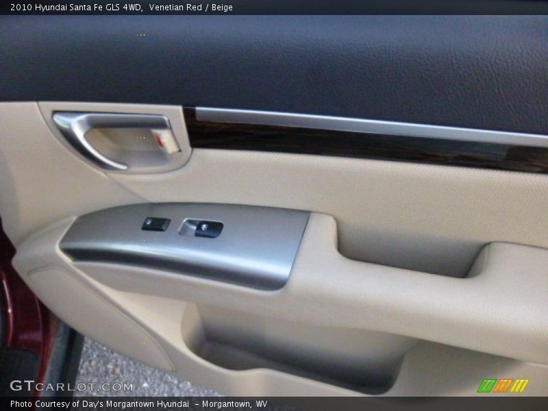 Venetian Red / Beige 2010 Hyundai Santa Fe GLS 4WD