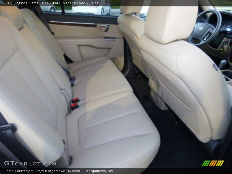 Venetian Red / Beige 2010 Hyundai Santa Fe GLS 4WD