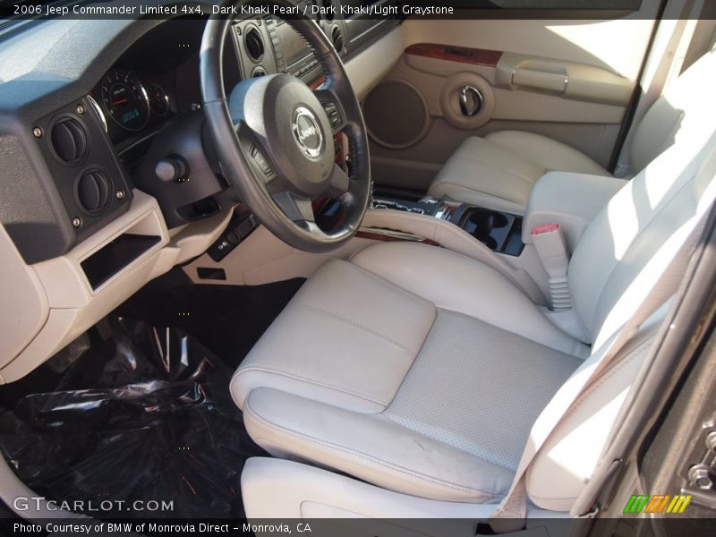Dark Khaki Pearl / Dark Khaki/Light Graystone 2006 Jeep Commander Limited 4x4
