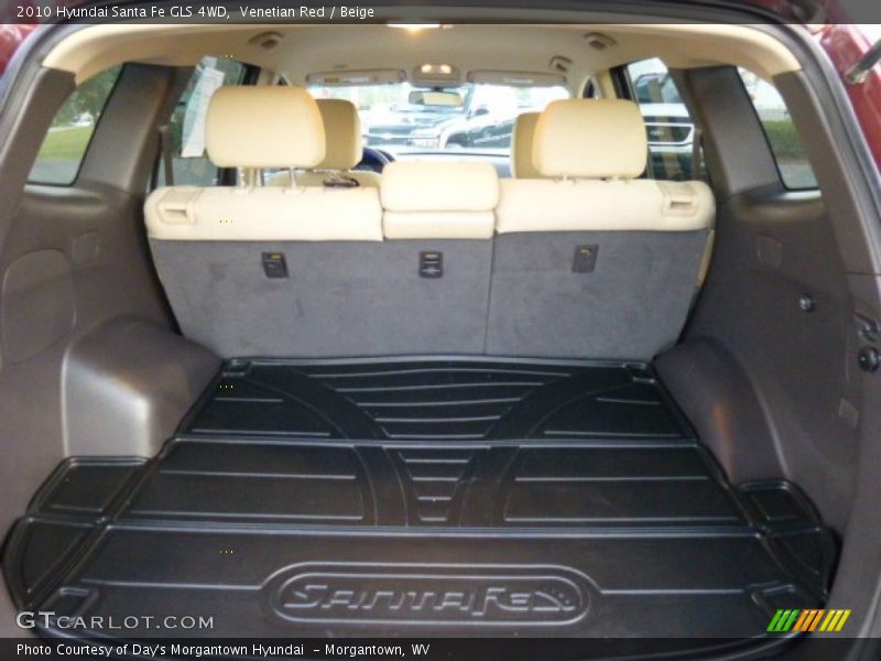 Venetian Red / Beige 2010 Hyundai Santa Fe GLS 4WD