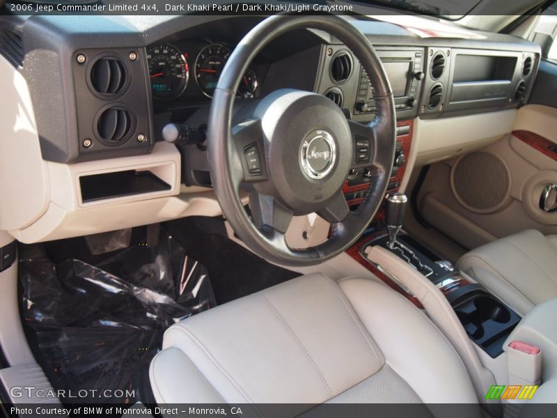 Dark Khaki Pearl / Dark Khaki/Light Graystone 2006 Jeep Commander Limited 4x4