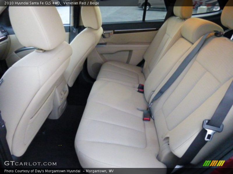 Venetian Red / Beige 2010 Hyundai Santa Fe GLS 4WD