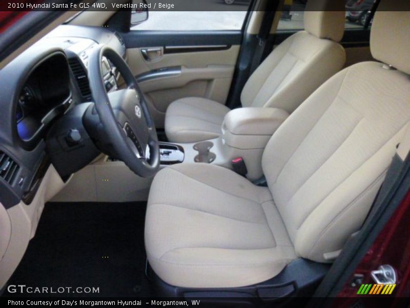 Venetian Red / Beige 2010 Hyundai Santa Fe GLS 4WD