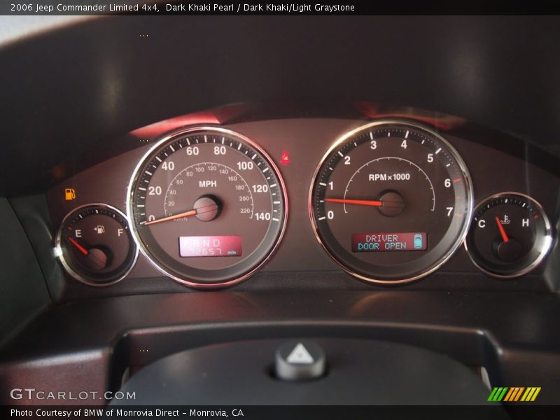 Dark Khaki Pearl / Dark Khaki/Light Graystone 2006 Jeep Commander Limited 4x4