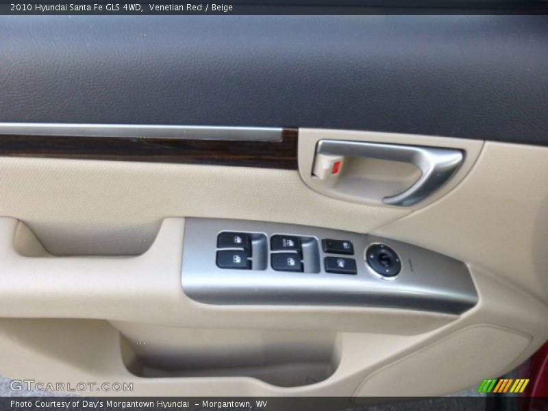 Venetian Red / Beige 2010 Hyundai Santa Fe GLS 4WD