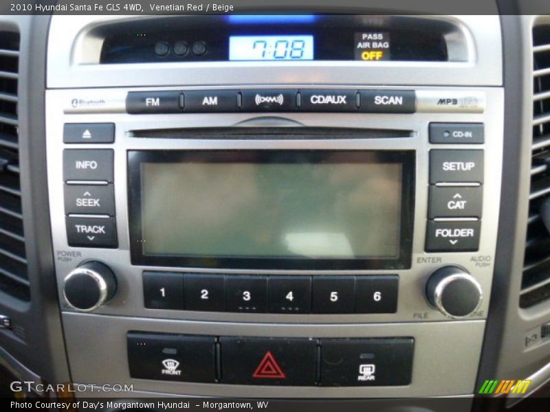 Venetian Red / Beige 2010 Hyundai Santa Fe GLS 4WD