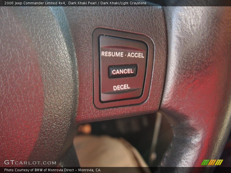 Dark Khaki Pearl / Dark Khaki/Light Graystone 2006 Jeep Commander Limited 4x4