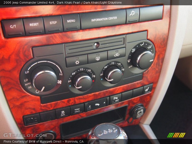 Dark Khaki Pearl / Dark Khaki/Light Graystone 2006 Jeep Commander Limited 4x4