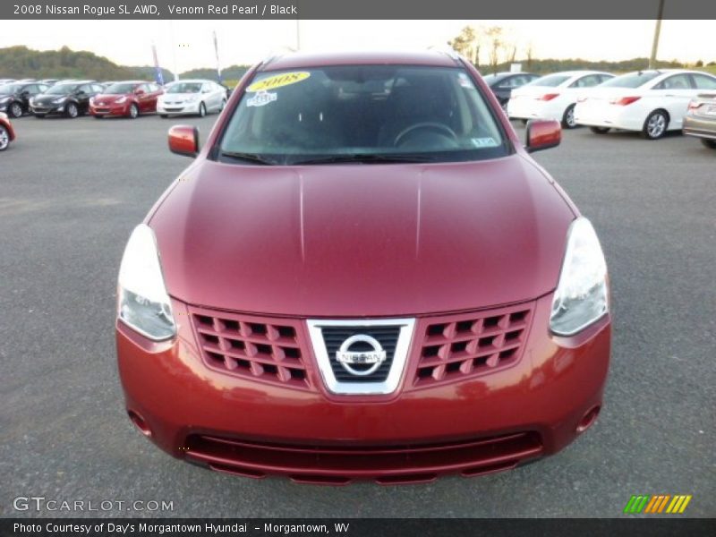 Venom Red Pearl / Black 2008 Nissan Rogue SL AWD