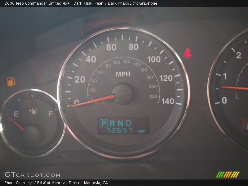 Dark Khaki Pearl / Dark Khaki/Light Graystone 2006 Jeep Commander Limited 4x4